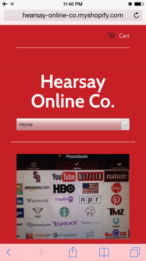 Order HearsayOnlineCo 