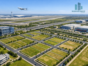 Industrial plots near Jewar airport by Maxpine Group