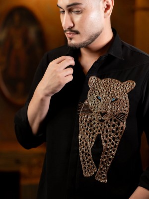 panther embroidery shirts
