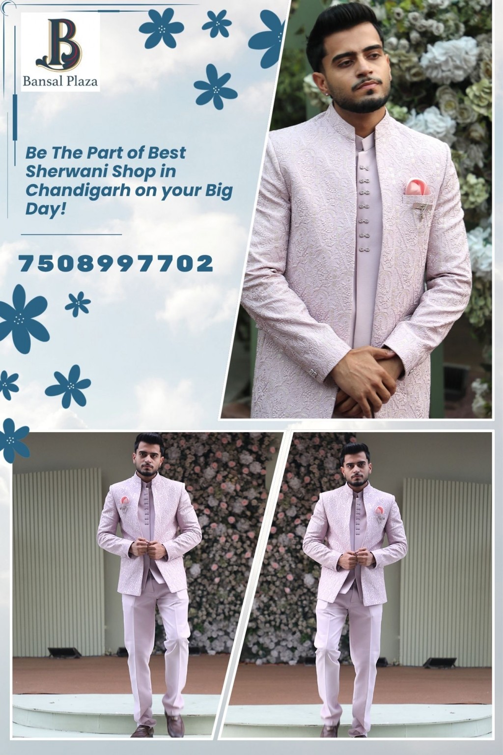 Bansal Plaza Redefines Groom’s Fashion as the Best Sherwanis shop in Chandigarh - IssueWire