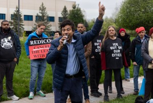 Congressperson Thanedar Rallys Crowd