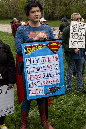 Superman Comes to Romulus Camp