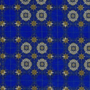 Cloth LF-118, a blue print lining, from the online fabric library